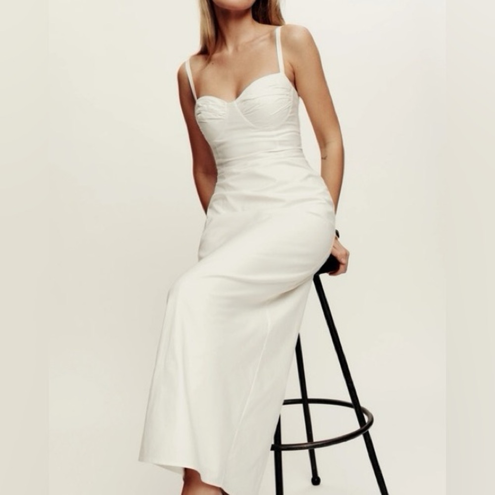 Reformation Stormi Stretch Cotton Poplin - Picture 2 of 3